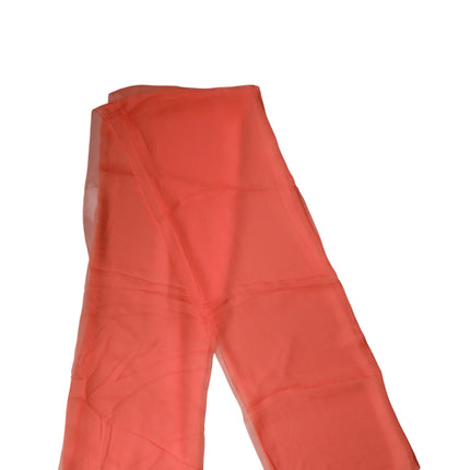 Dolce & Gabbana Orange Stole Silk Neck Wrap Shawl Men Scarf