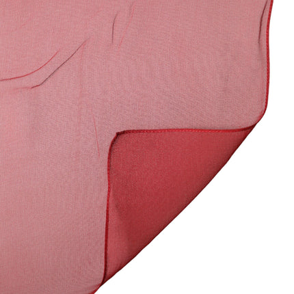 Dolce & Gabbana Red Stole Silk Neck Wrap Shawl Men Scarf