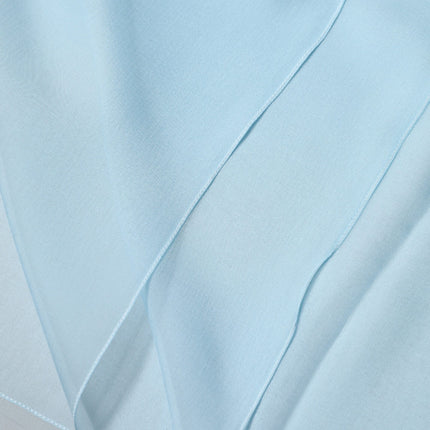 Dolce & Gabbana Light Blue Stole Silk Neck Wrap Shawl Scarf