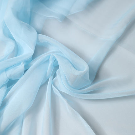 Dolce & Gabbana Light Blue Stole Silk Neck Wrap Shawl Scarf