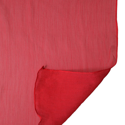 Dolce & Gabbana Red Stole Silk Neck Wrap Shawl Men Scarf