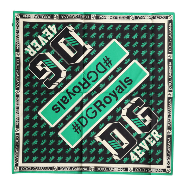 Dolce & Gabbana Multicolor #DGRoyals Square Foulard 50.5cm x 50cm Scarf