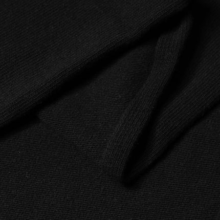 Dolce & Gabbana Black Wool Knit Neck Wrap Shawl Men Scarf