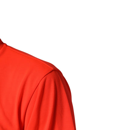 Dolce & Gabbana Neon Orange Polyester Crew Neck Men T-shirt