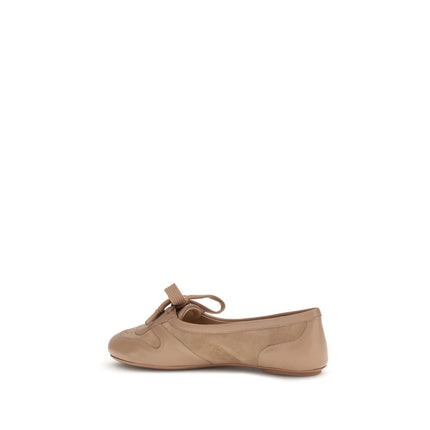 Gianvito Rossi Multicolor Calf Leather Bos Taurus Ballet Flats