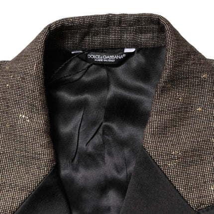 Dolce & Gabbana Gray Double Breasted 2 Button Jacket Blazer