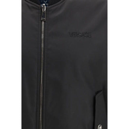 Versace Black Polyamide Jacket
