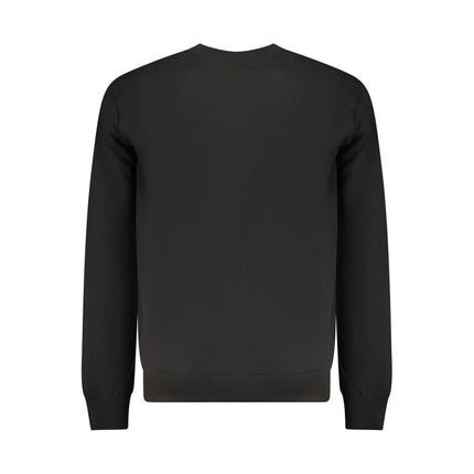 Fila Black Organic Cotton Men Sweatshirt