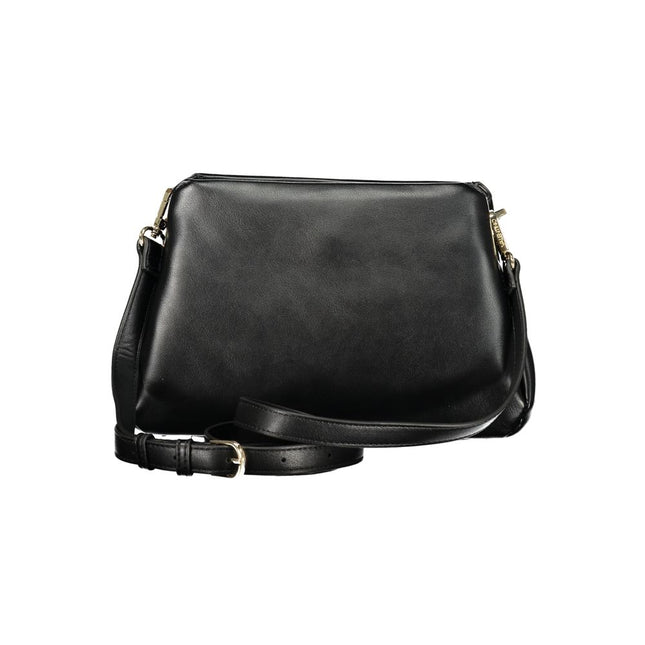 Mario Valentino Black Polyurethane Women's Bag