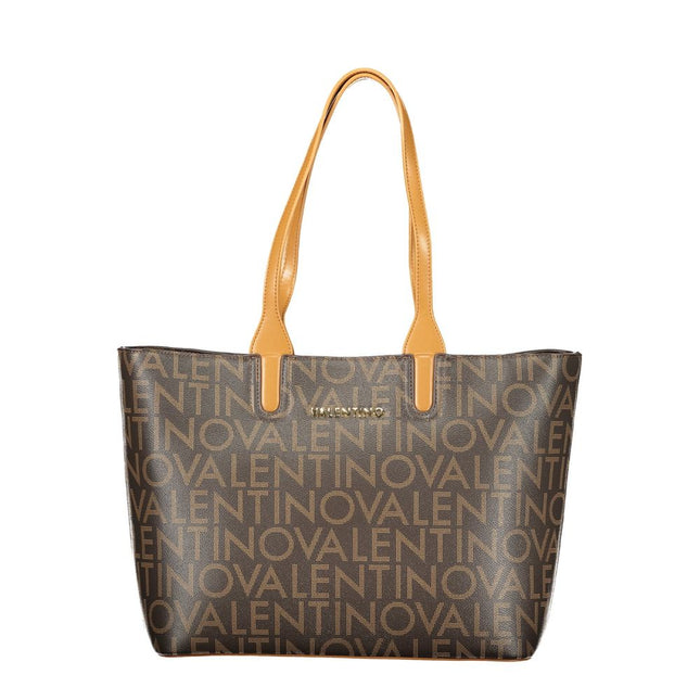 Mario Valentino Brown Polyurethane Women's Bag