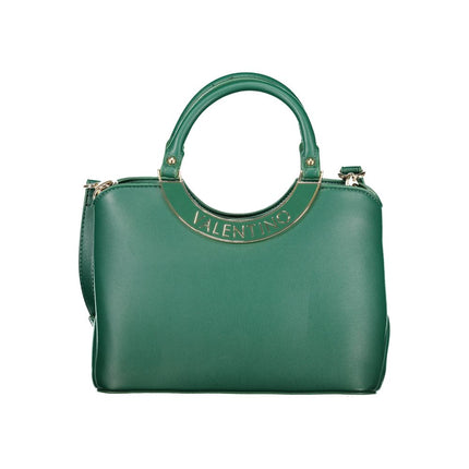 Mario Valentino Verde Polyurethane Women's Bag with Adjustable Shoulder Strap