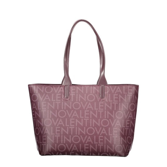 Mario Valentino Rosso Polyurethane Women's Bag with Handles