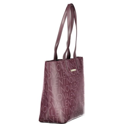 Mario Valentino Rosso Polyurethane Women's Bag with Handles