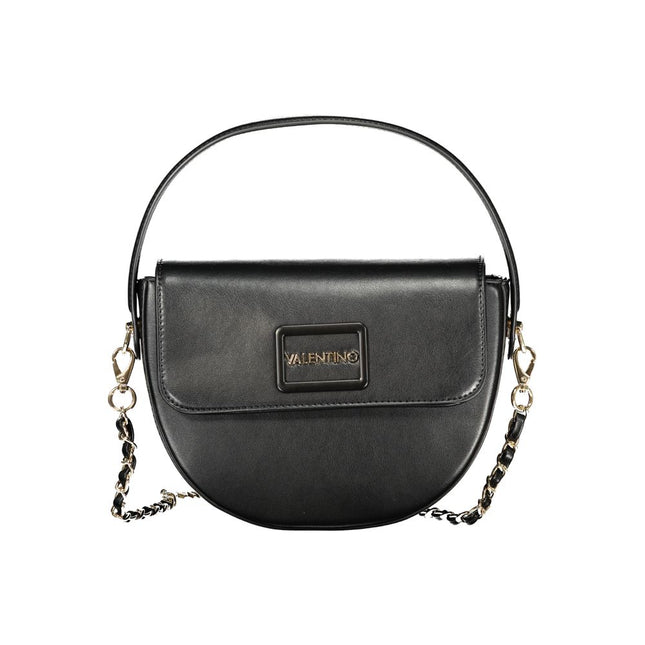 Mario Valentino Black Polyurethane Women's Bag