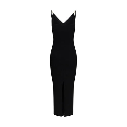 Versace Black Viscose Casual Dress
