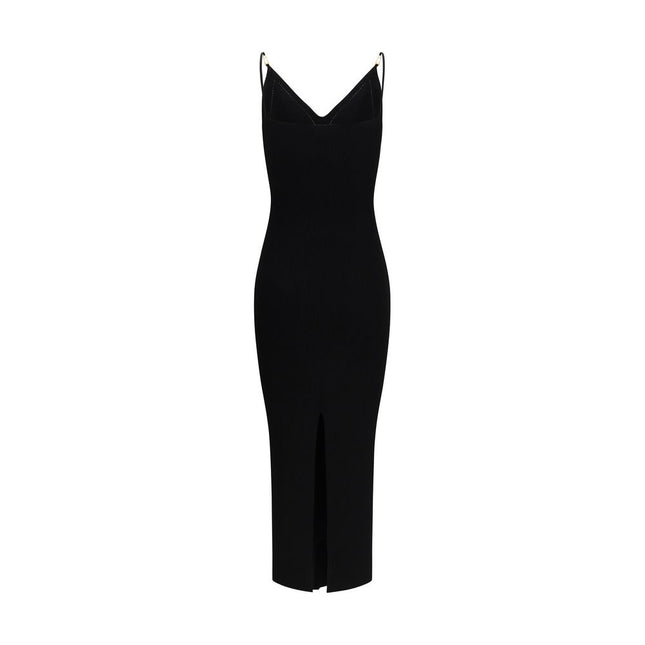 Versace Black Viscose Casual Dress