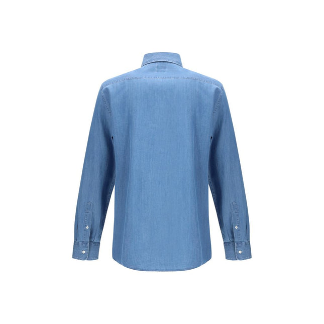 Brunello Cucinelli Blue Denim Shirt