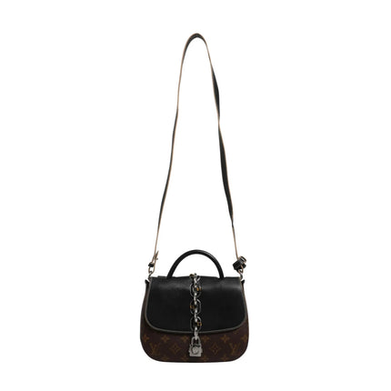 Louis Vuitton Calfskin Monogram Chain It Bag PM Black