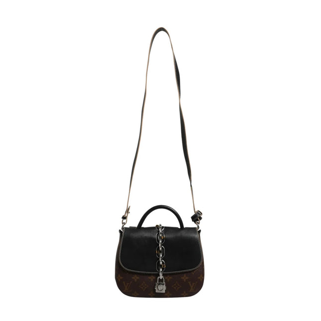 Louis Vuitton Calfskin Monogram Chain It Bag PM Black